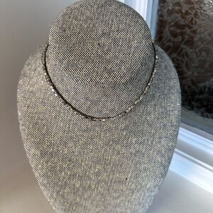 Silver glitzy Necklace